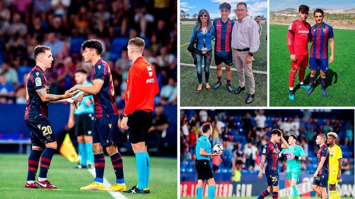 Cuatro años después de firmar por la cantera del Levante UD, Hugo Redón cumplió con su sueño de jugar con el primer equipo ante el Villarreal B.