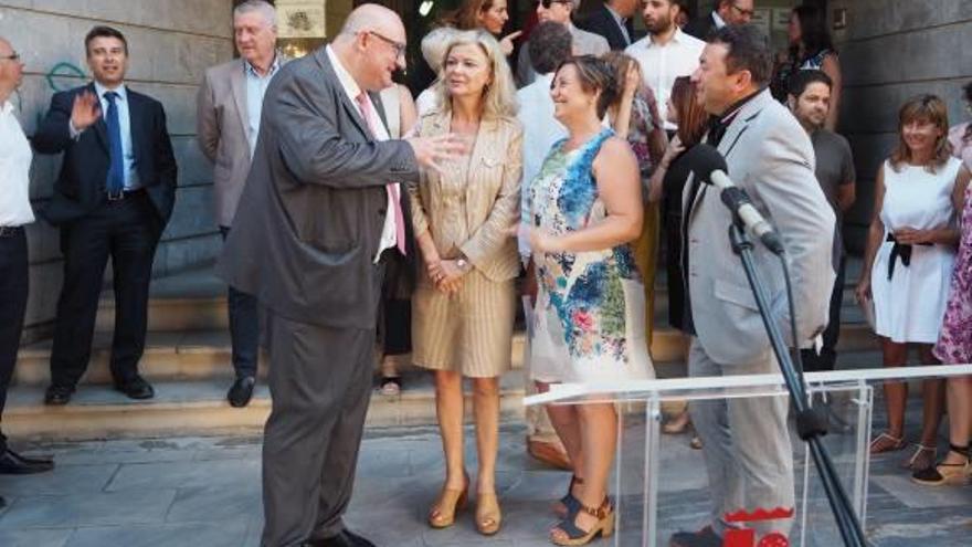 Gabriela Bravo en el acto por los abogados de oficio de Sueca.