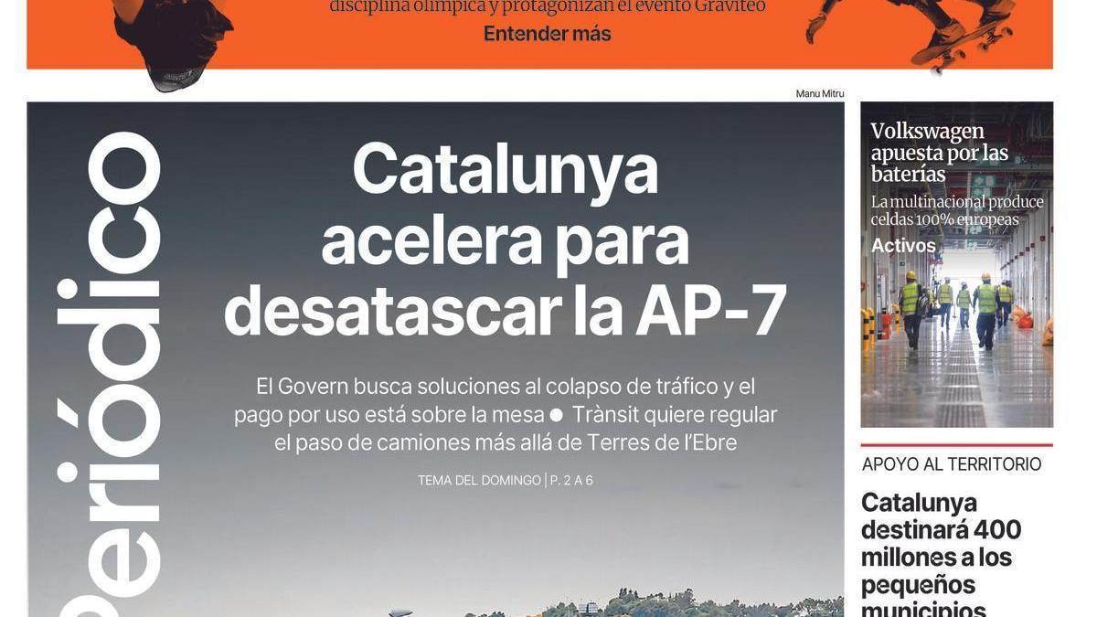La portada de EL PERIÓDICO del 12 de julio de 2026