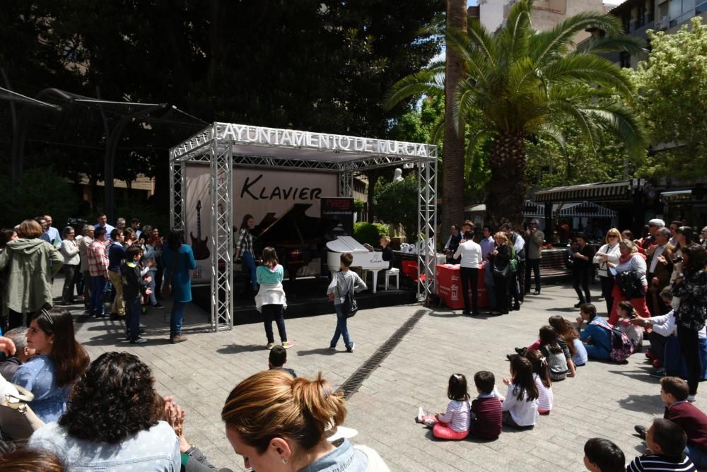 Pianos en las calles de Murcia