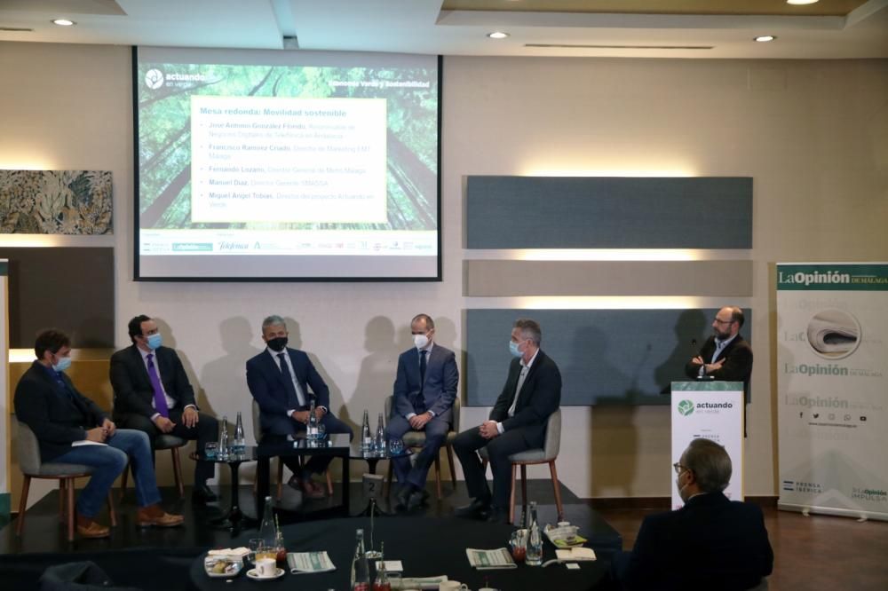 Jornada 'Actuando en verde' sobre economía sostenible.