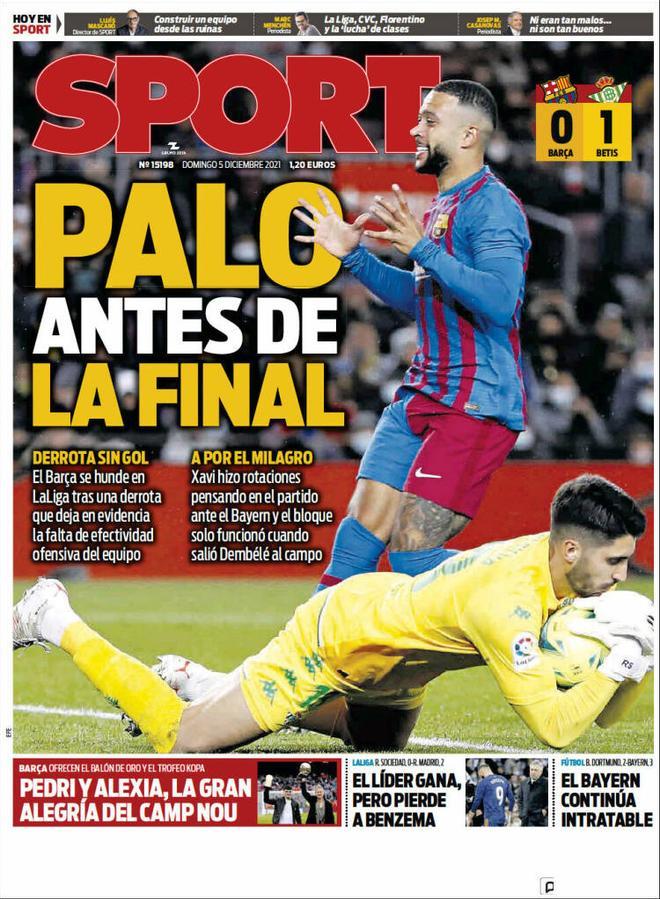 Las portadas de la prensa deportiva de hoy