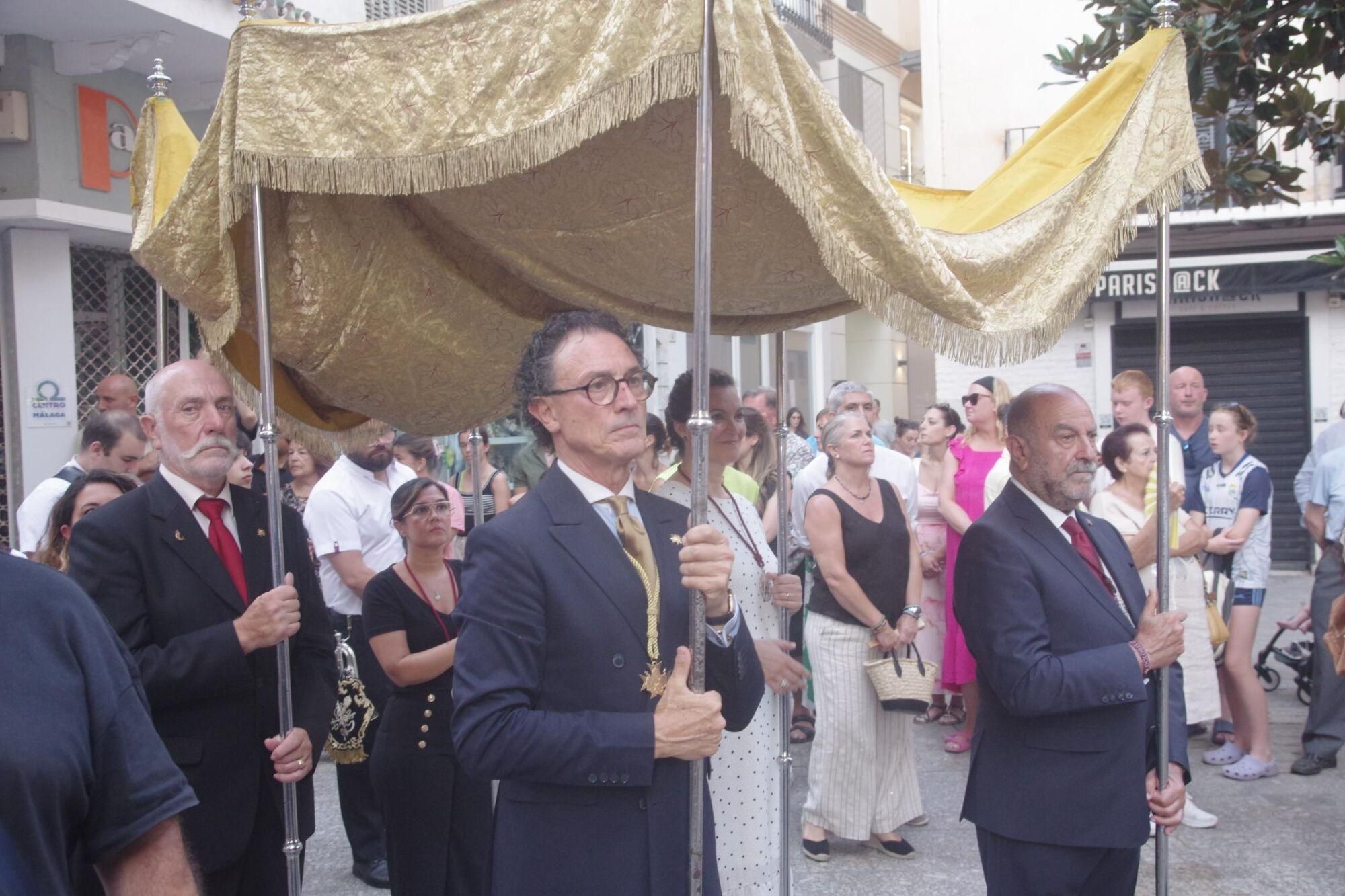 La archicofradía de los Dolores de la Parroquia de San Juan celebra, un año más, en la semana posterior a la Solemnidad del Corpus Christi, su Procesión de Minerva con Jesús Sacramentado