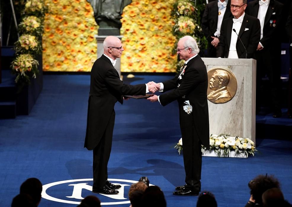 Ceremonia de entrega de los premios Nobel 2018 ...