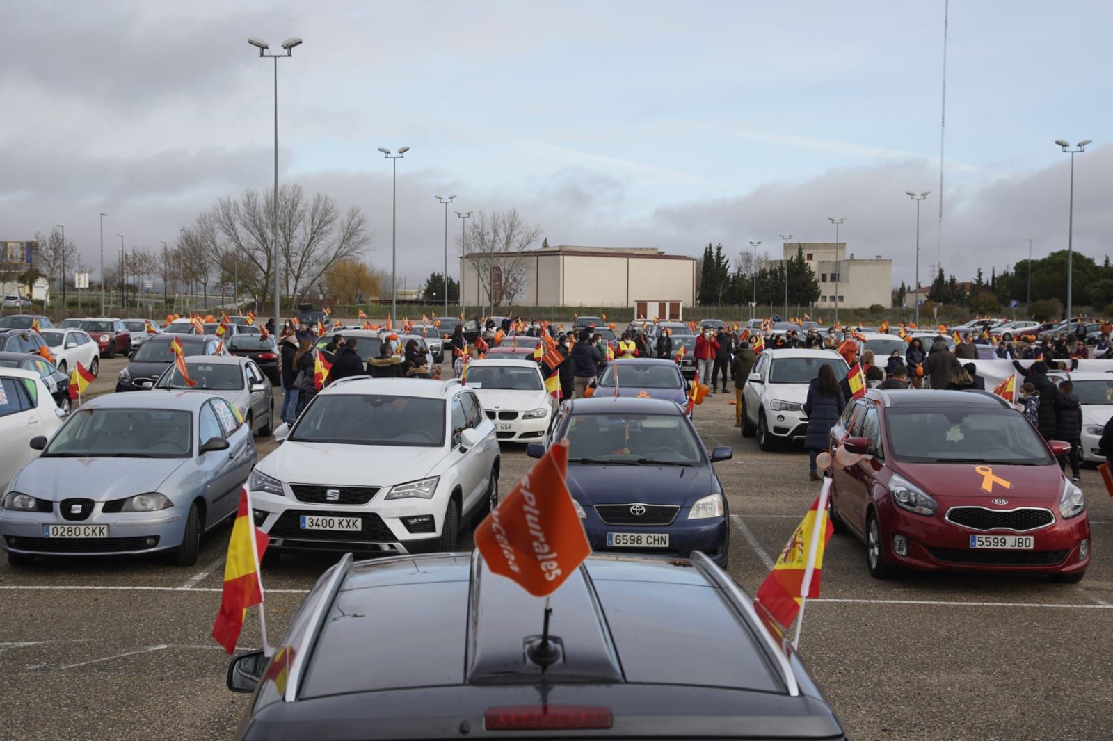 GALERÍA | Así se ha desarrollado en Zamora la manifestación en coche contra la Ley Celaá