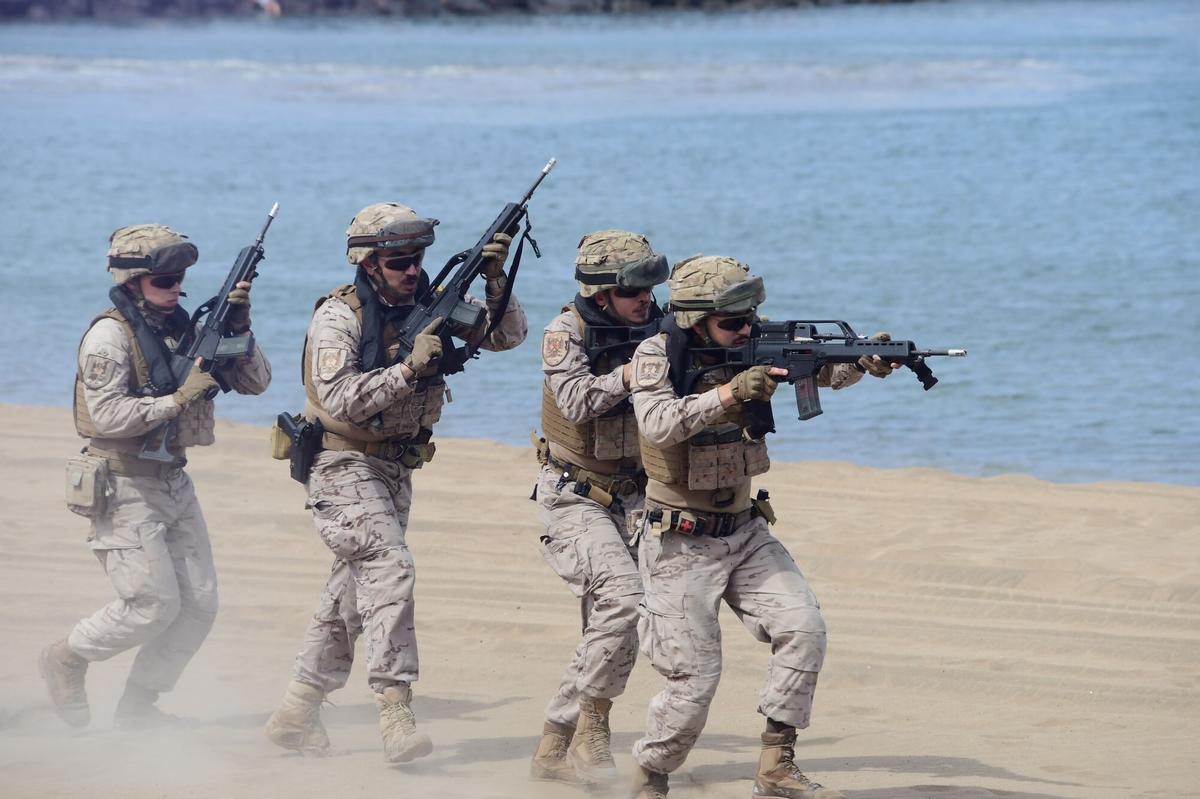 Exhibición dentro de los actos del 'Día de las Fuerzas Armadas 2025'.