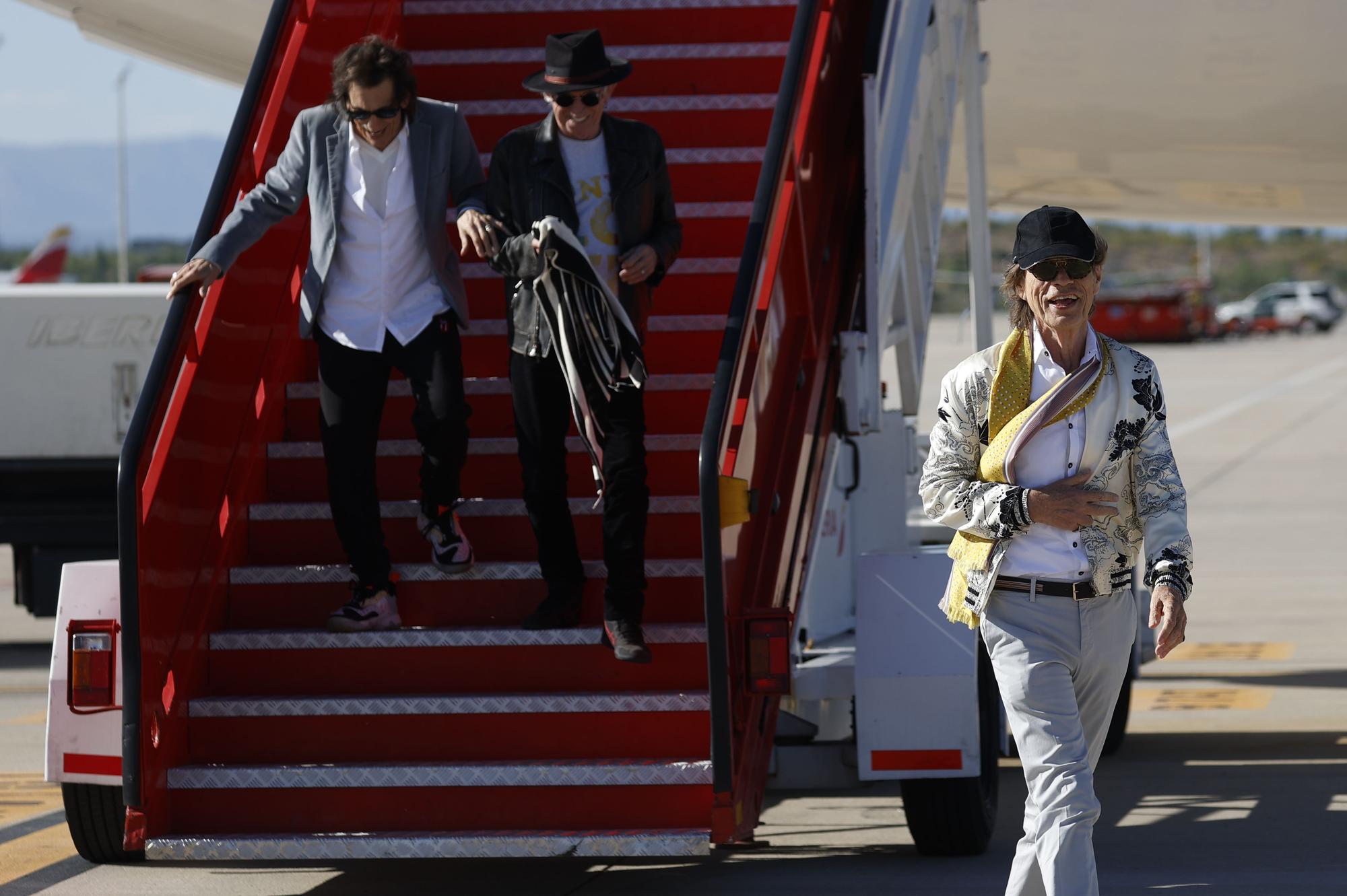 Los Rolling Stones ya están en Madrid