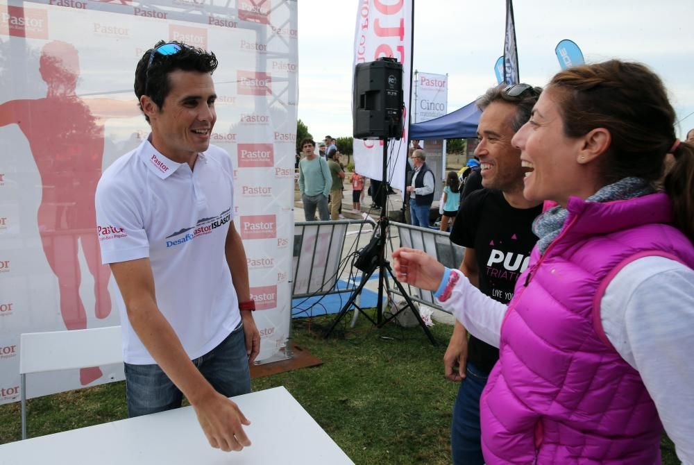 Jornada de carreras, acuatlón y autógrafos con Gómez Noya.