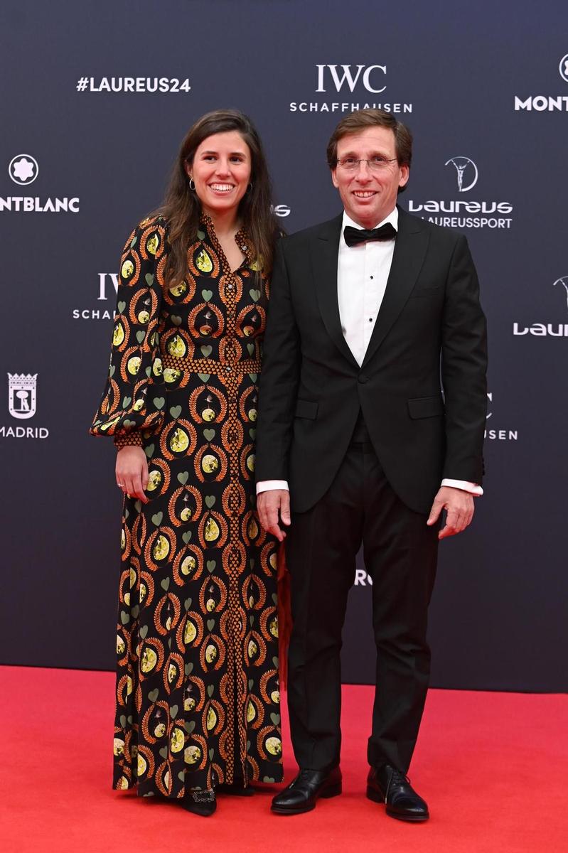 Teresa Urquijo y José Luis Martínez Almeida en los Premios Laureus 2024