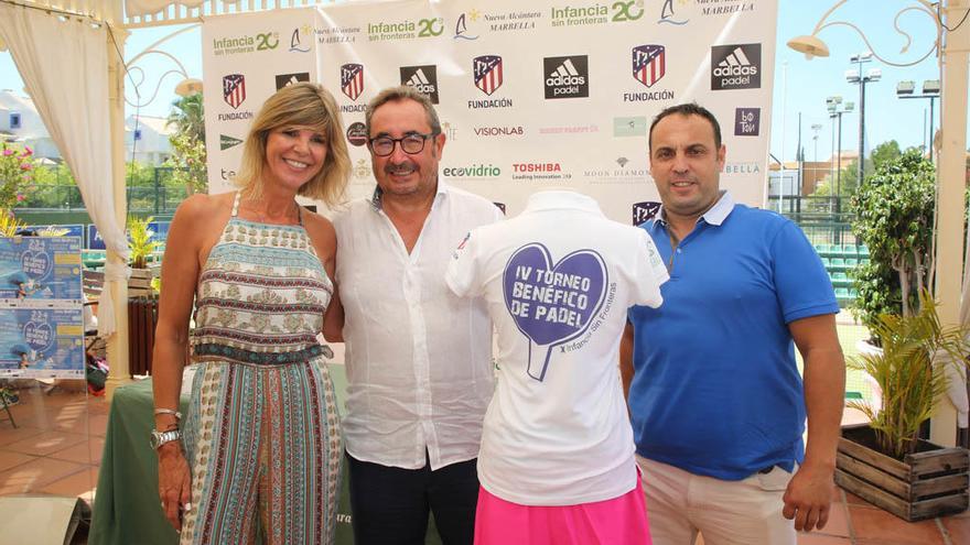 De Benito, Lastra y Mérida, en la presentación del torneo.