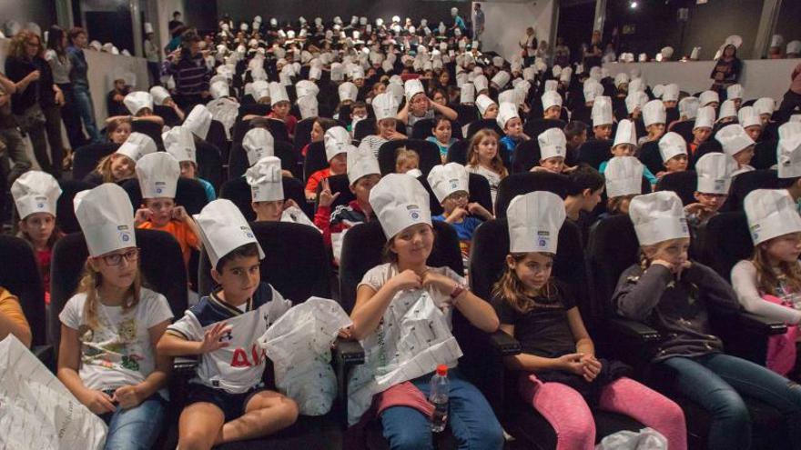 Los alumnos en el Centro de Congresos