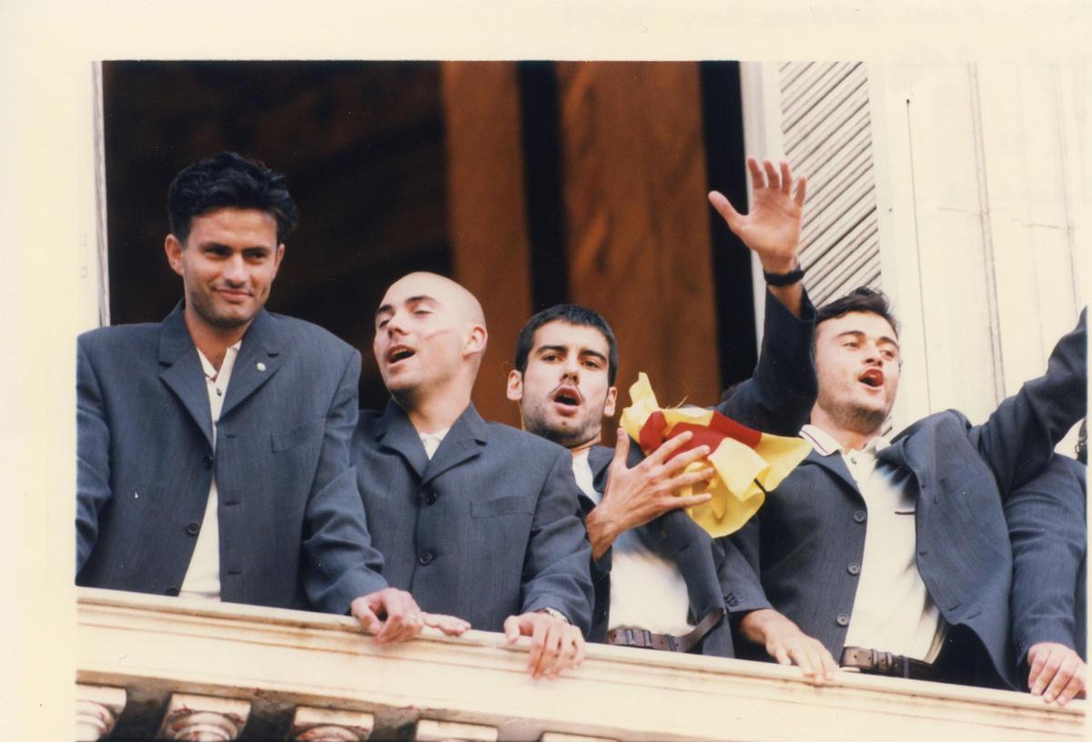 Las fotos que no recordabas de Mourinho en el Barça