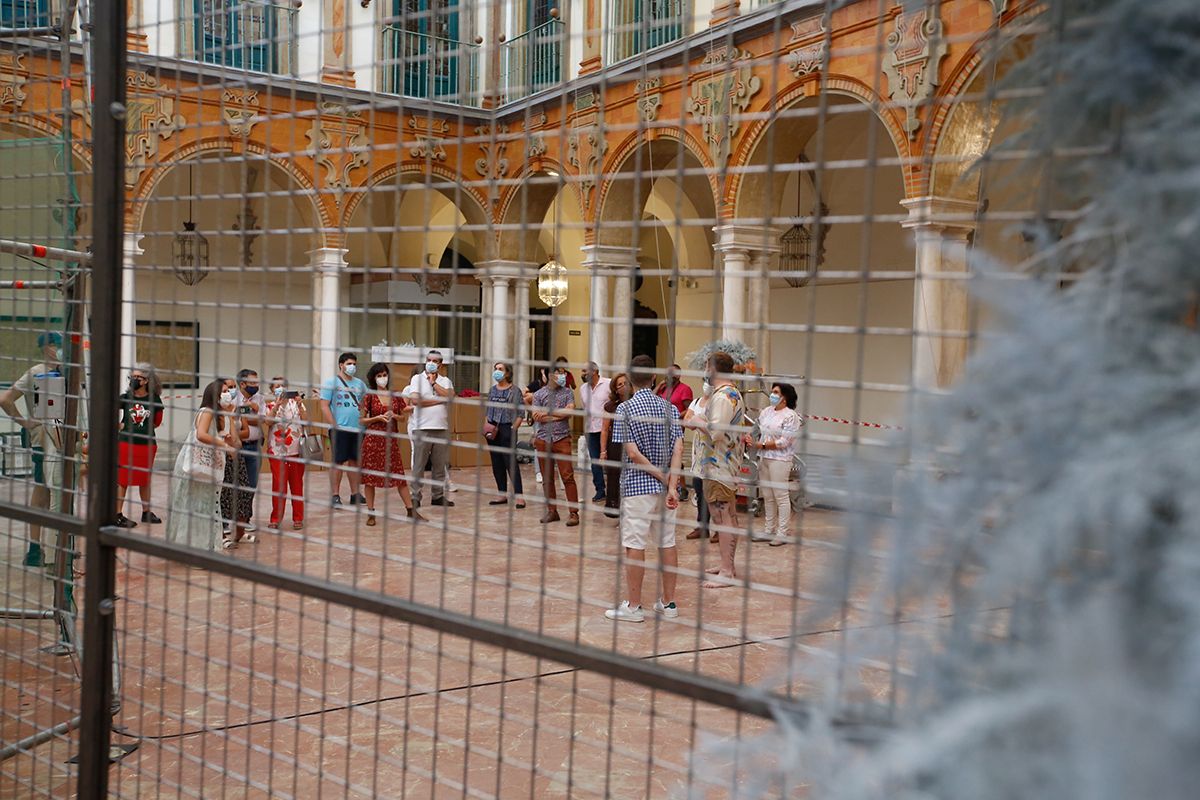 En el patio barroco Tableau presentan el montaje de lo que será su obra