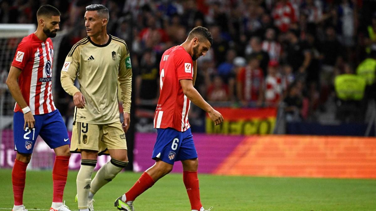 Koke se retiró lesionado ante el Granada