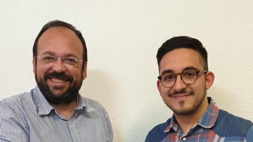 Xavier Jorge (Ciudadanos) y Héctor Troyano (PP), futuros alcaldes de Vilamarxant.