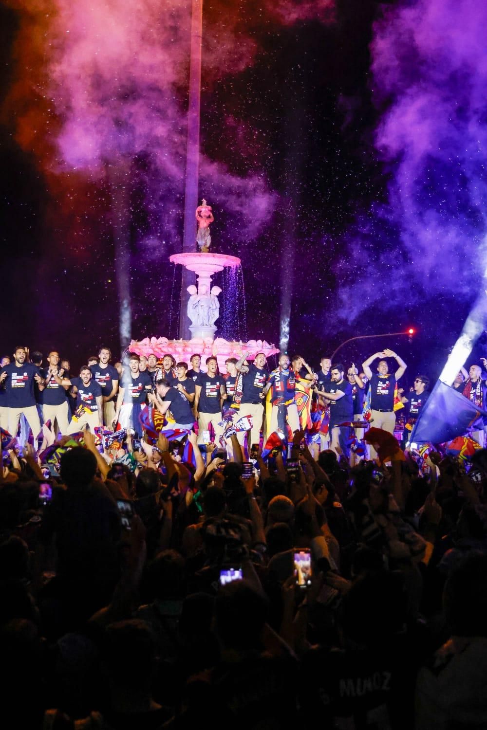 La celebración del ascenso del Levante UD, en imágenes