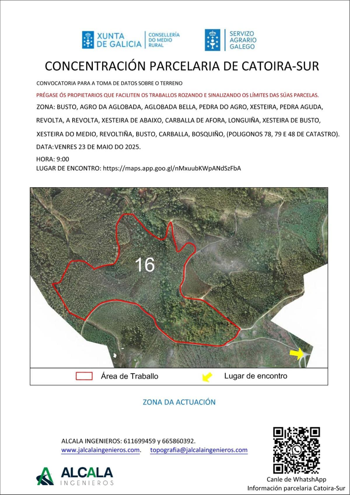 La convocatoria para los catoirenses.