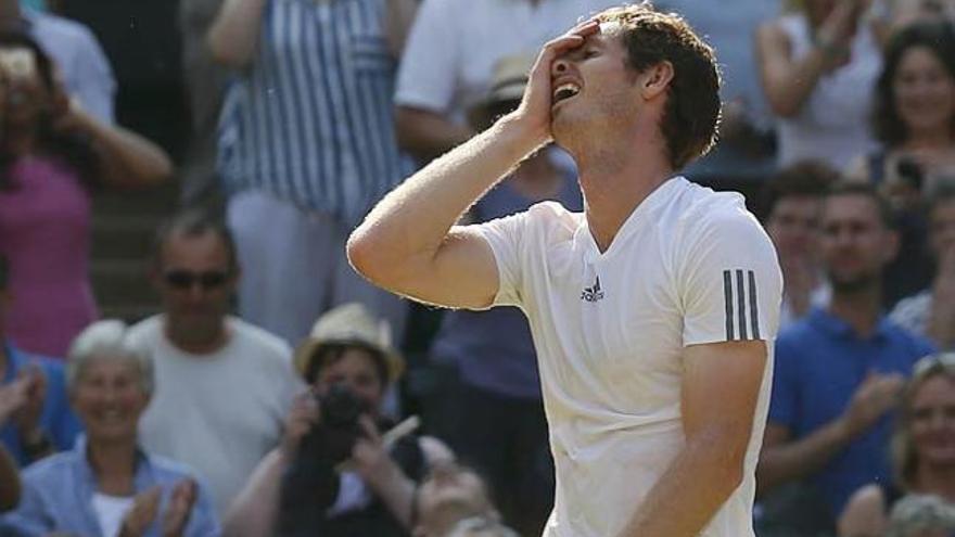 Murray, tras ganar Wimbledon.