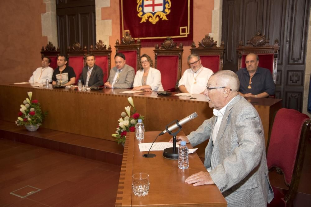 Acte per lliurar a Josep Rueda la medalla de la Ciutat al mèrit Cívic