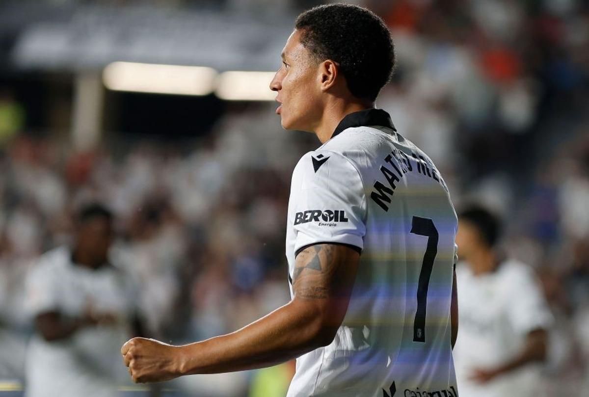 Mateo Mejía, en un partido con el Burgos.