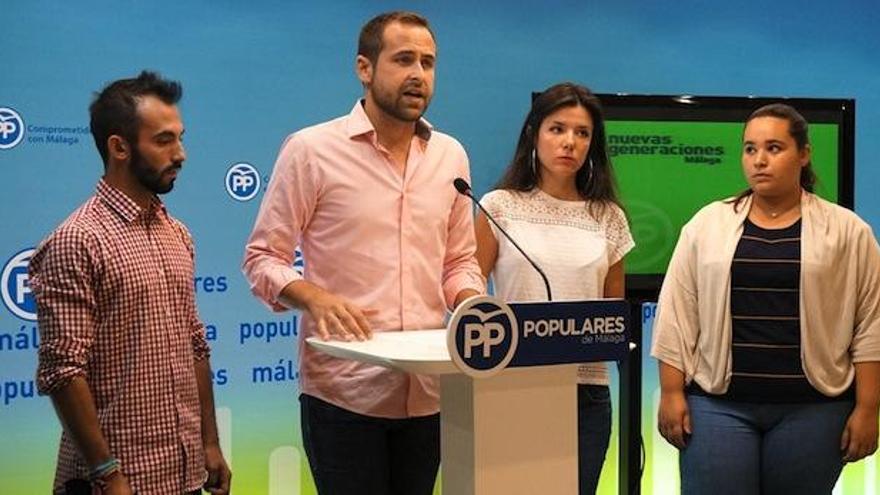 Verde, ayer, en rueda de prensa.