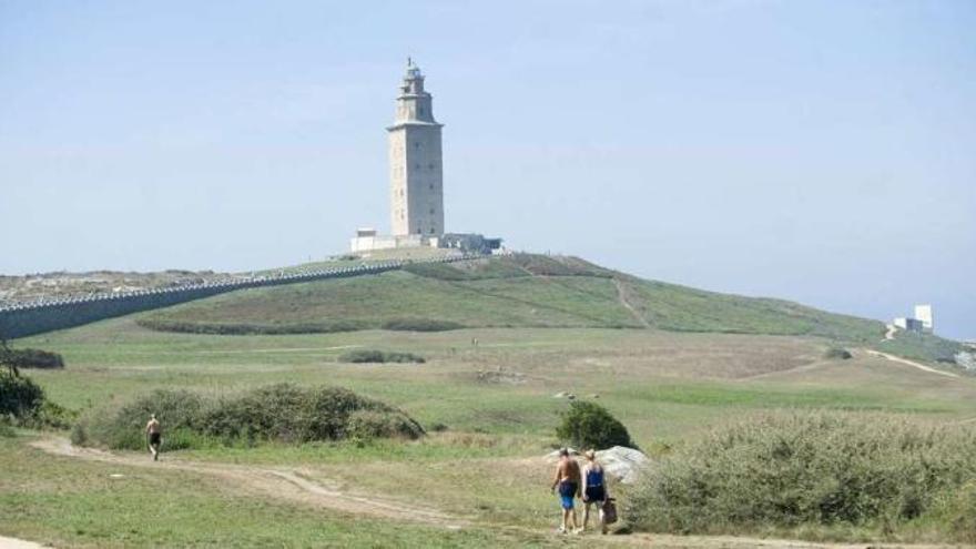 Vista de la Torre de Hércules.