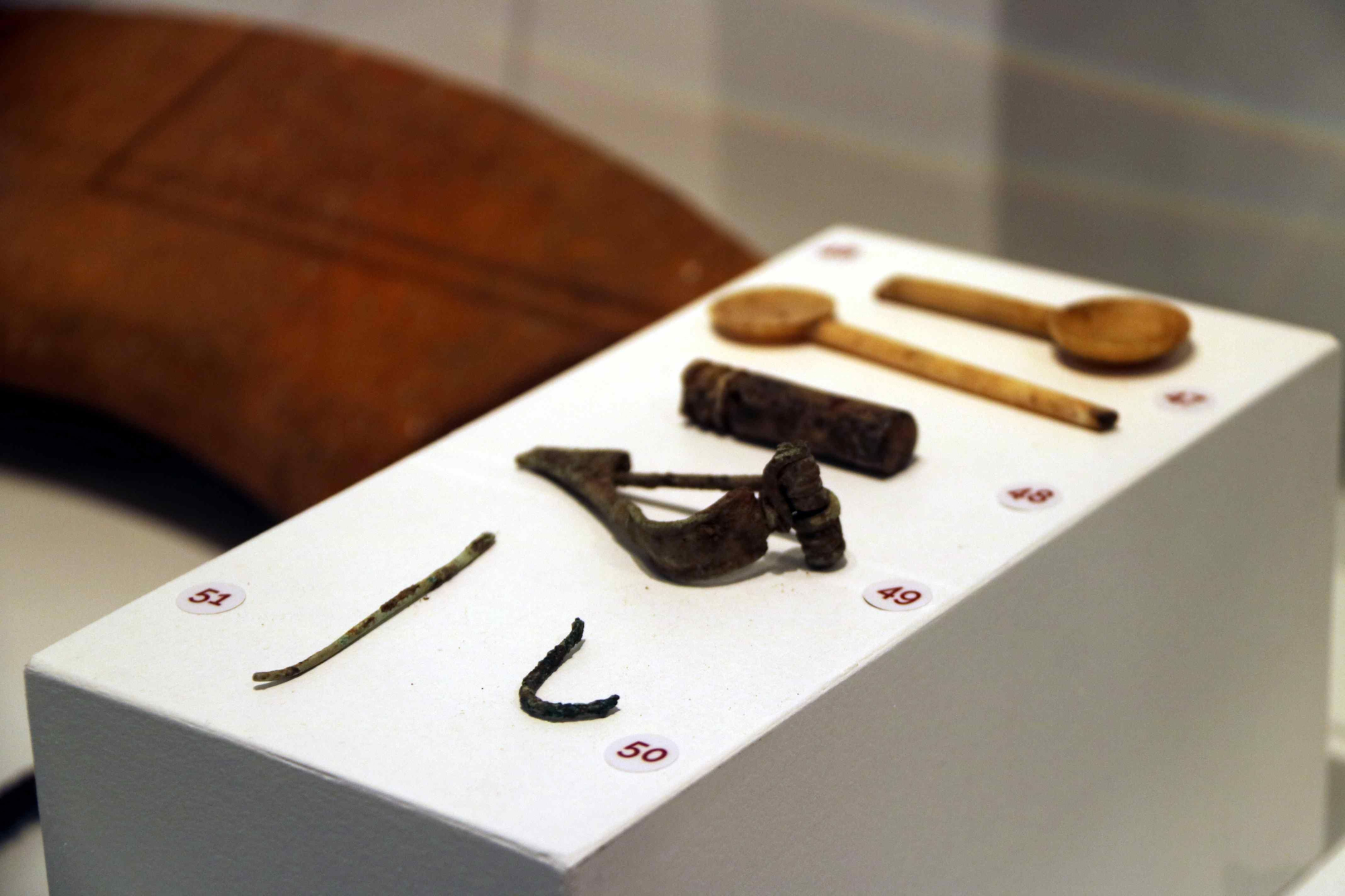 Les fotos del museu sobre el llegat romà de Blanes