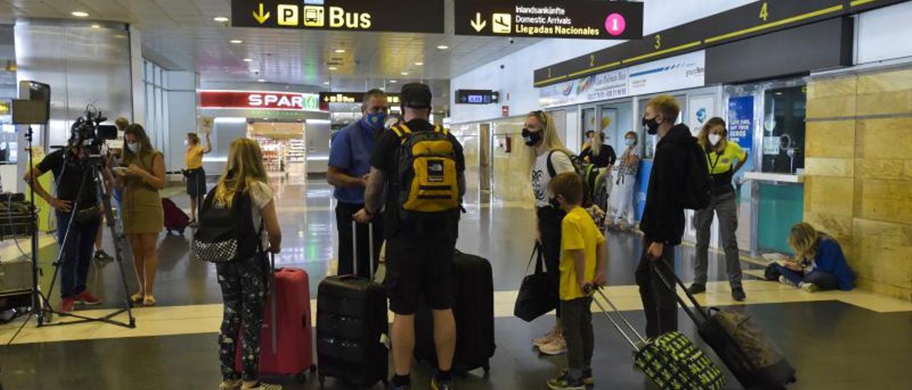 Llegada de turistas escandinavos