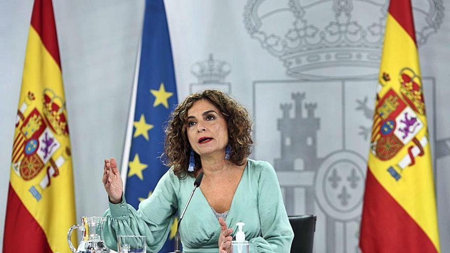 La ministra d&#039;Hisenda, María Jesús Montero
