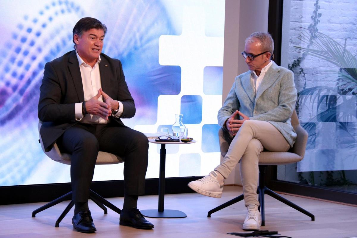 Antoni Cañete i Josep Ginesta, durant la presentació de l'estudi