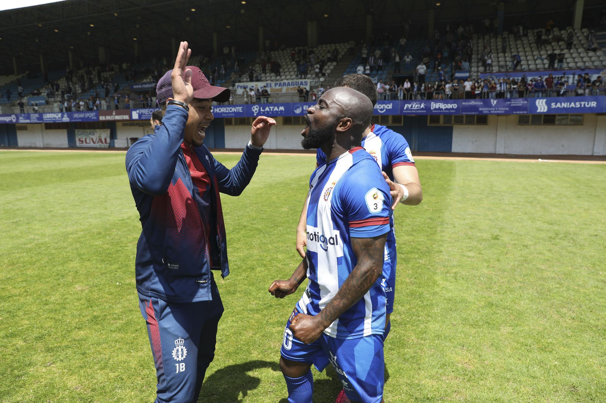 La celebración del Real Avilés, en imágenes