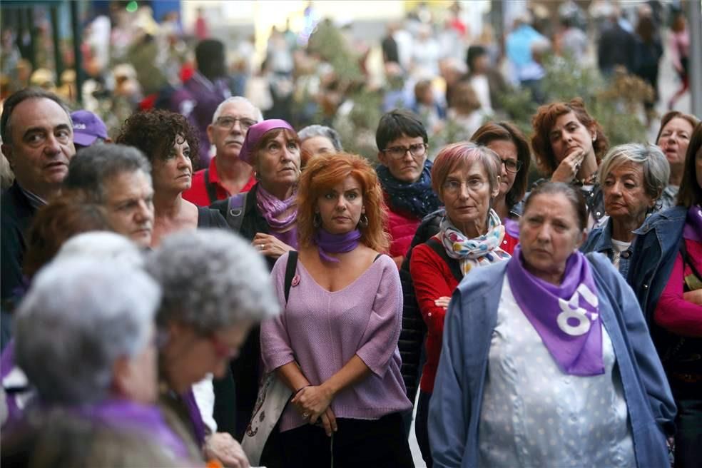 Concentración contra las agresiones sexuales.