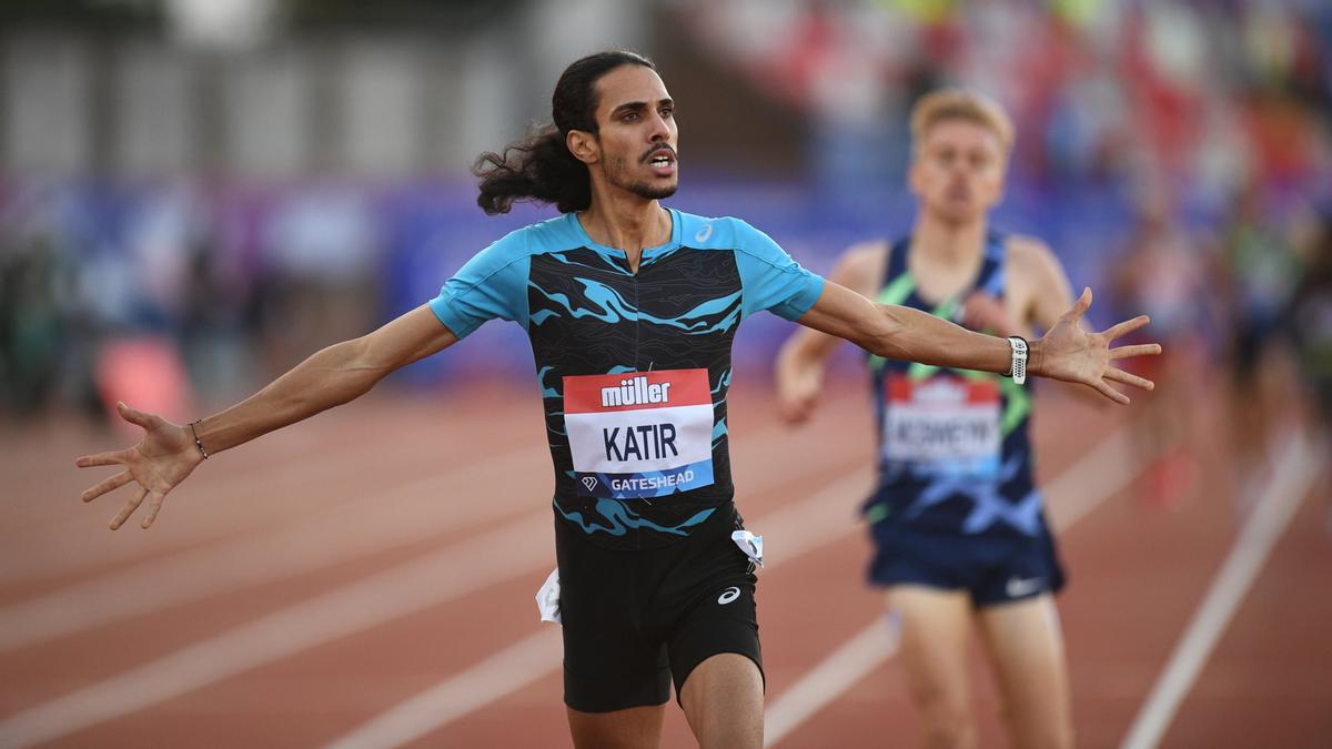 Katir, en su última carrera de 3.000 en Gateshead.