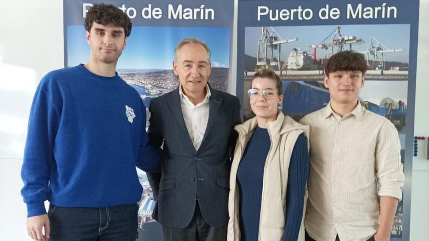 Nuevos alumnos en la Autoridad Portuaria de Marín