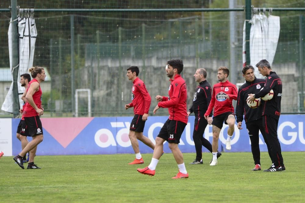 El Dépor vuelve al trabajo tras perder con Osasuna