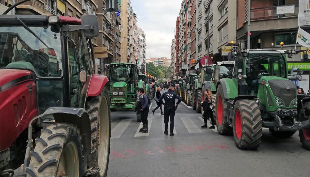 Así ha sido la manifestación de los agricultores