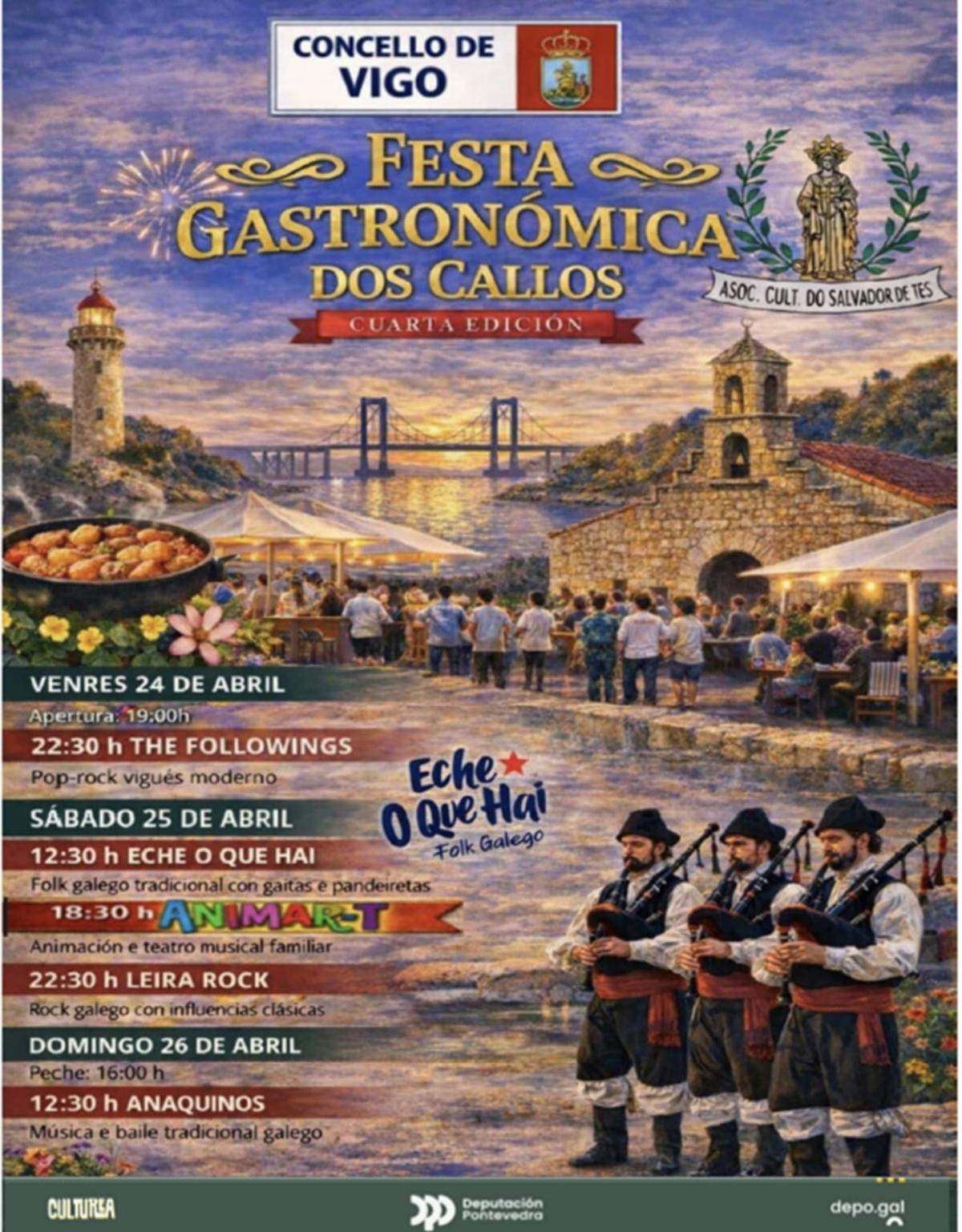 Programa de la fiesta.