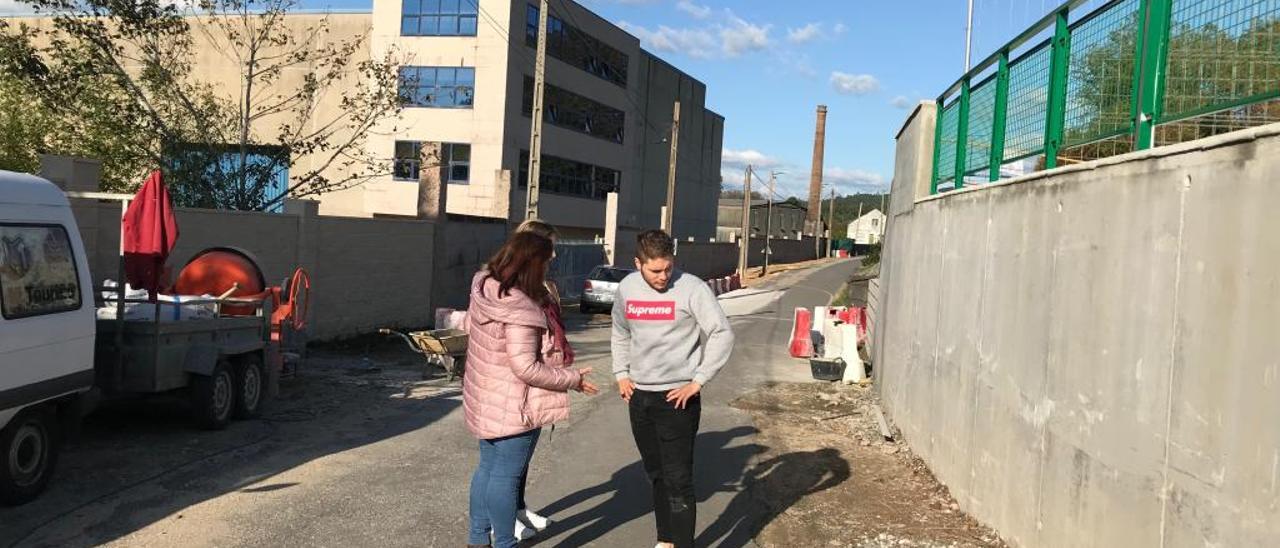 La visita de Iván Caamaño a la calle Xelmírez.