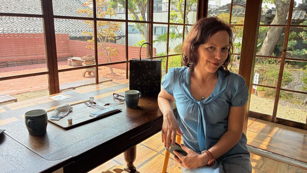 Gisele Fernández, en Japón