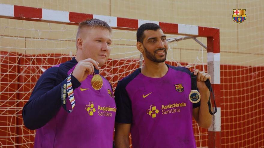 El danés Emil Nielsen y el egipcio Seif Elderaa se entrenaron a las órdenes de Ortega tras reinar en Europa y en África