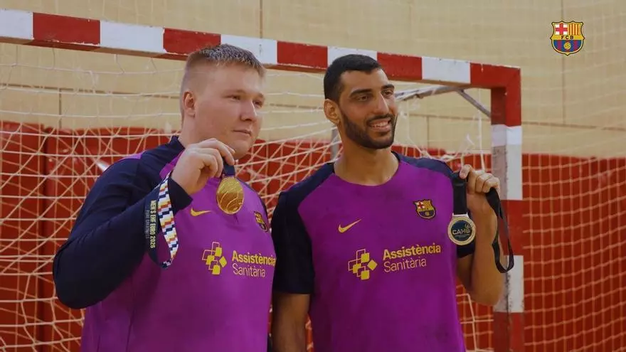 El danés Emil Nielsen y el egipcio Seif Elderaa se entrenaron a las órdenes de Ortega tras reinar en Europa y en África