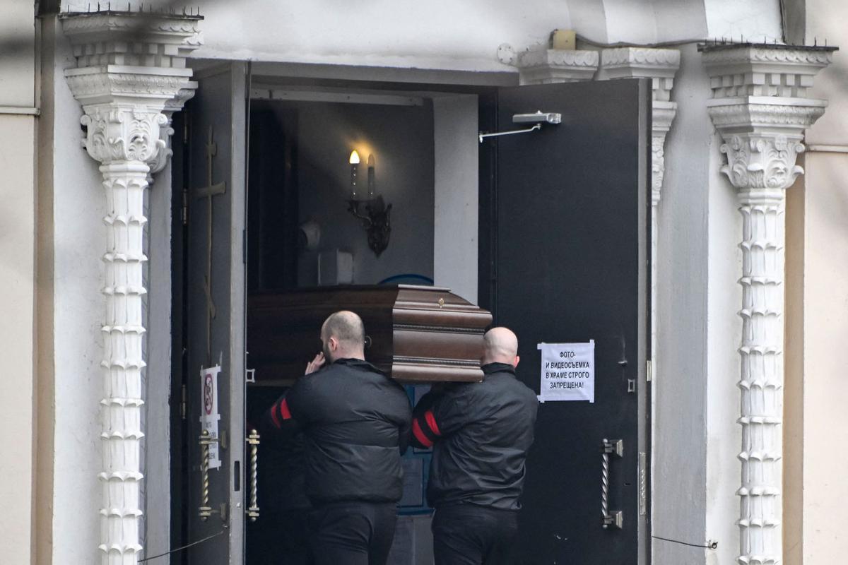 Funeral y ceremonia de despedida del político opositor ruso Alexei Navalny en Moscú