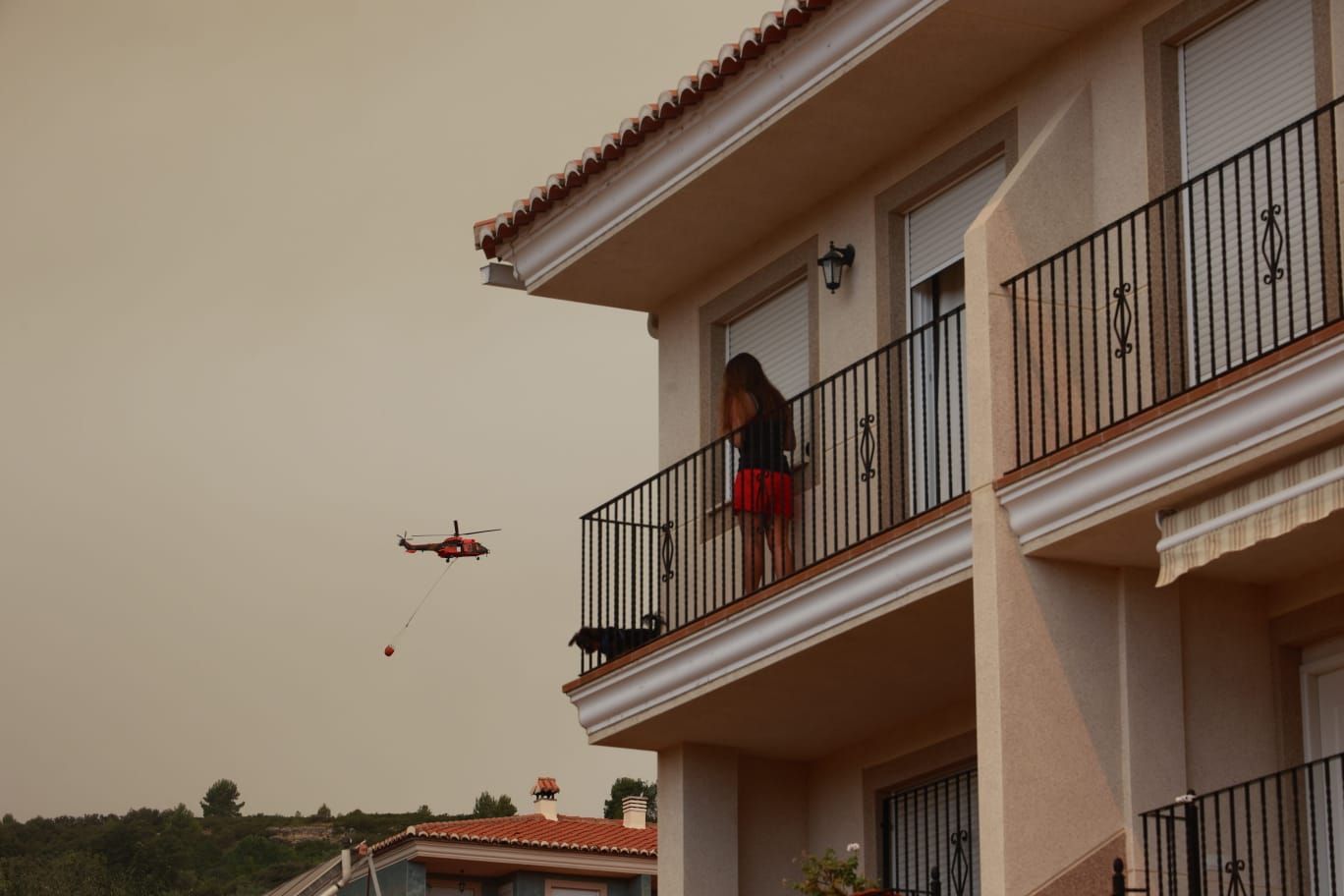 El incendio de Bejís, en imágenes