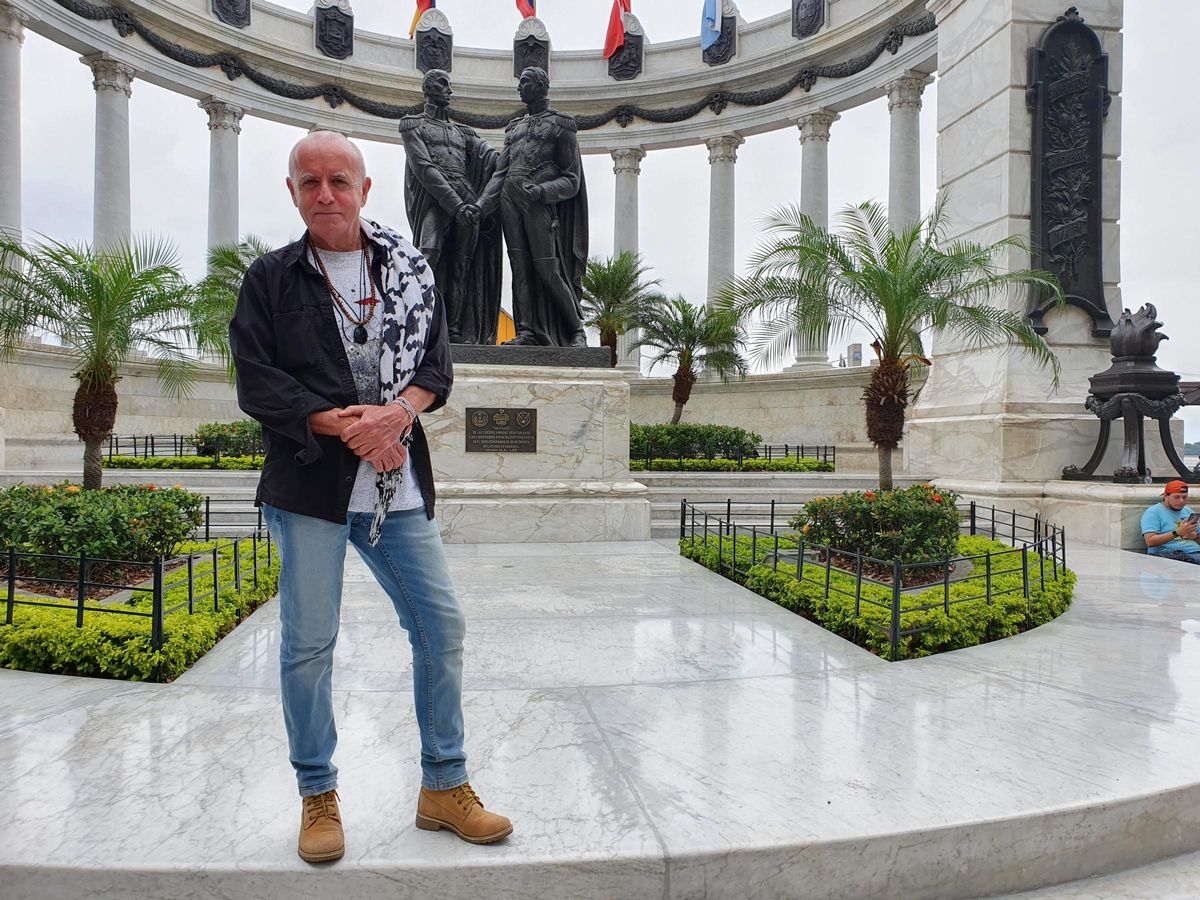 El periodista Miguel Blanco, en Guayaquil