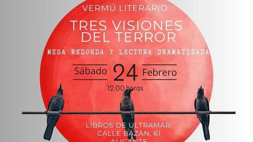 Tertulia sobre terror literario con vermú en Alicante