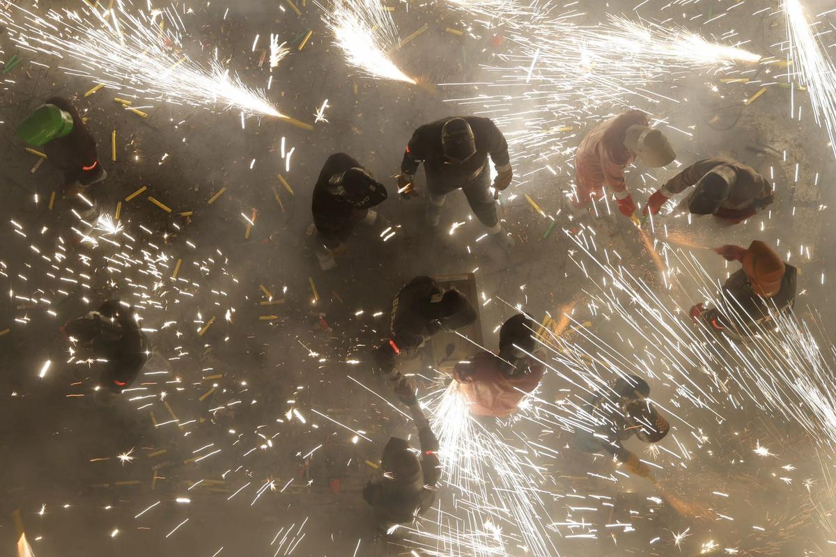 La Cordà de Paterna en fotos: Así ha sido el espectáculo pirotécnico