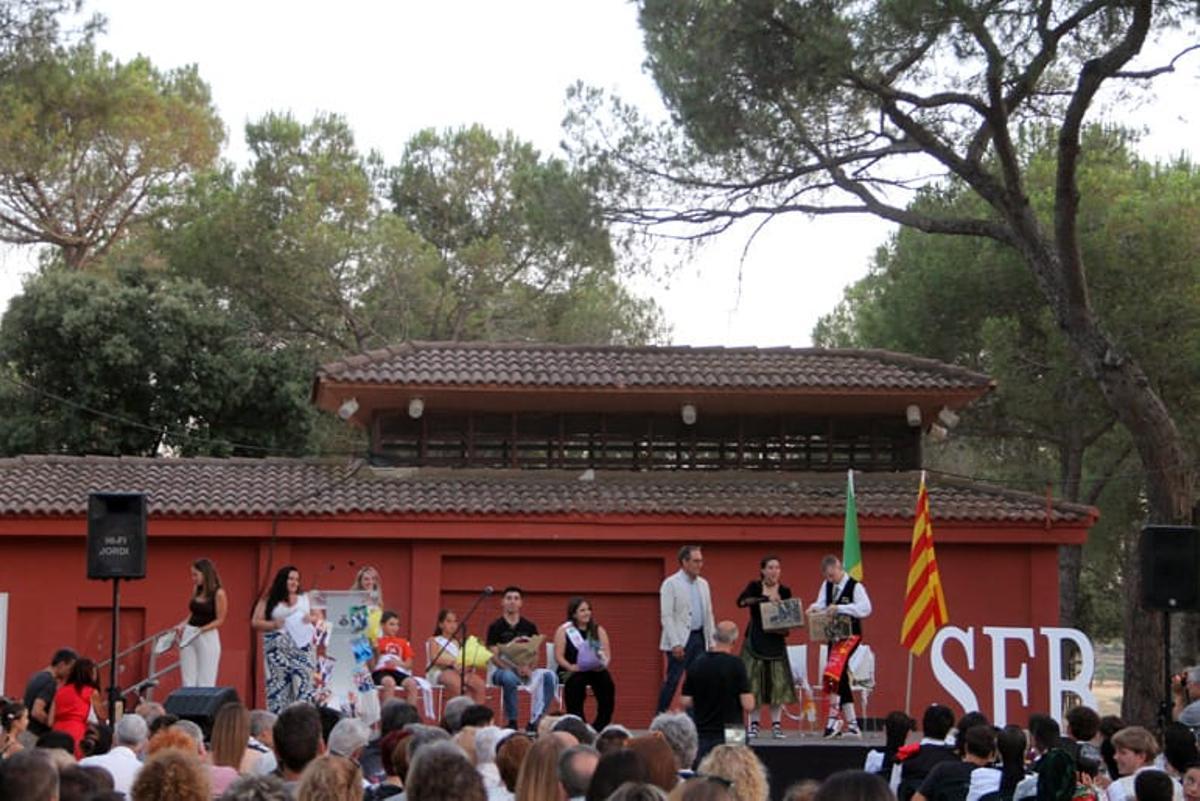 Un moment de l'acte de proclamació del pubillatge, celebrat al Bosquet
