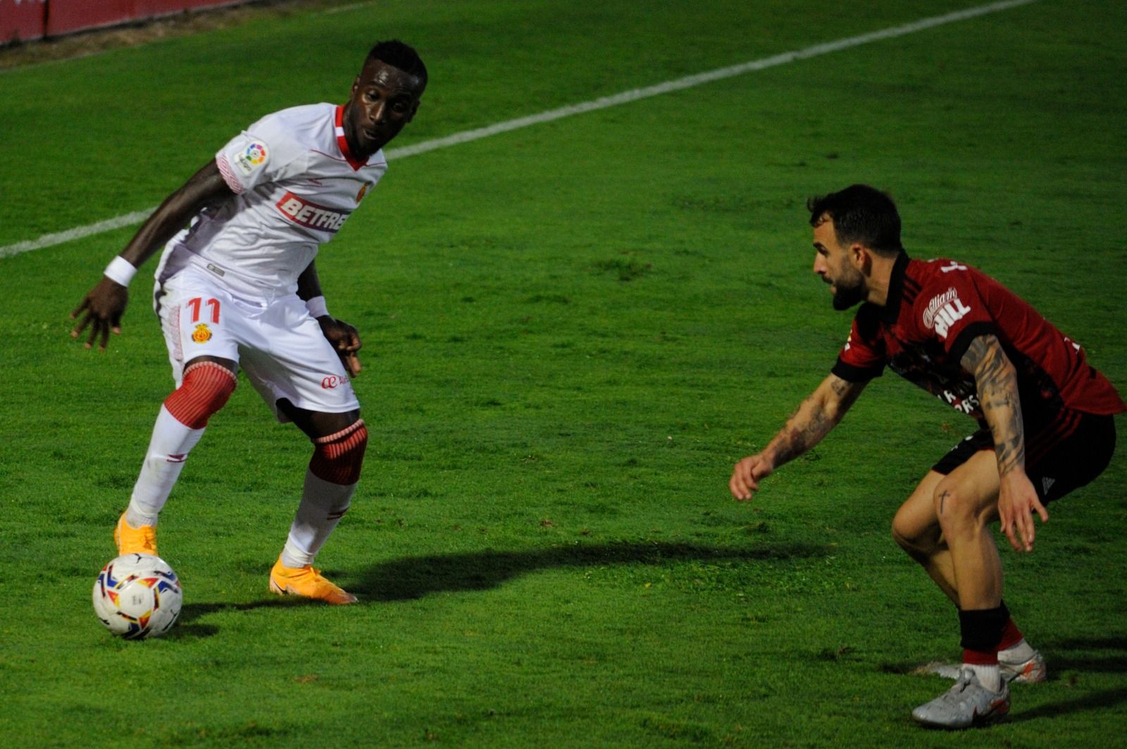 Mirandés-Mallorca: Los bermellones dan por bueno el empate