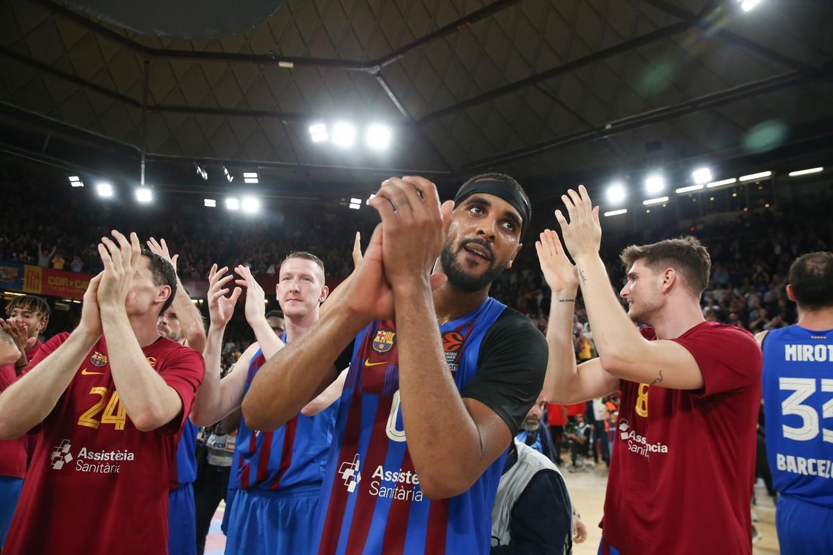 ¡Locura en el Palau! Así celebró el Barça el pase a la Final Four