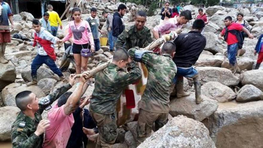 Més de 150 persones moren en una allau causada per la pluja al sud de Colòmbia